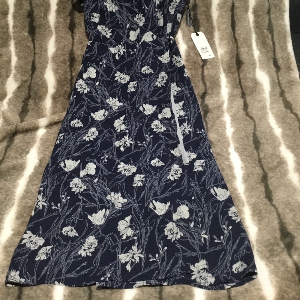 Navy Peacoat Nouveau Flr Dress